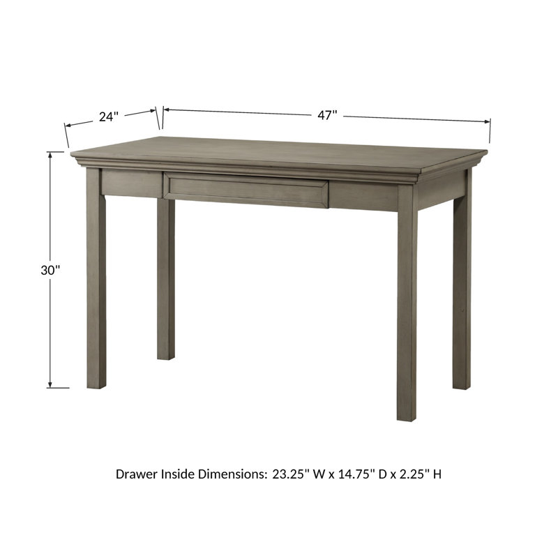 Danica Solid Wood Writing Desk