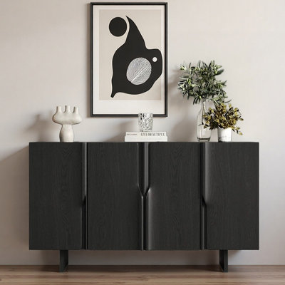 Scandinavian Minimalist Entryway Cabinet