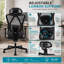 Chaise de bureau ergonomique à roulettes
