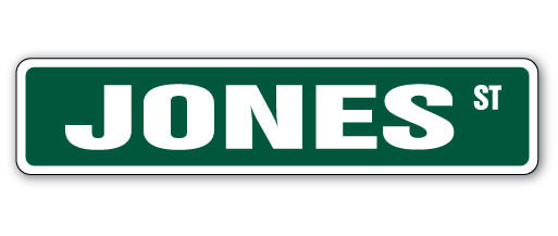 SignMission Jones Street Children Name Room Sign | Wayfair