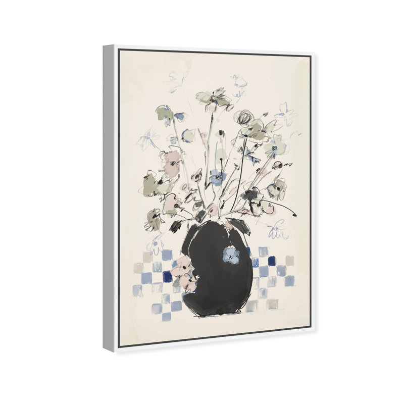 Modern Bloom Print by Oliver Gal, White Floater Frame, 21"H x 31"W