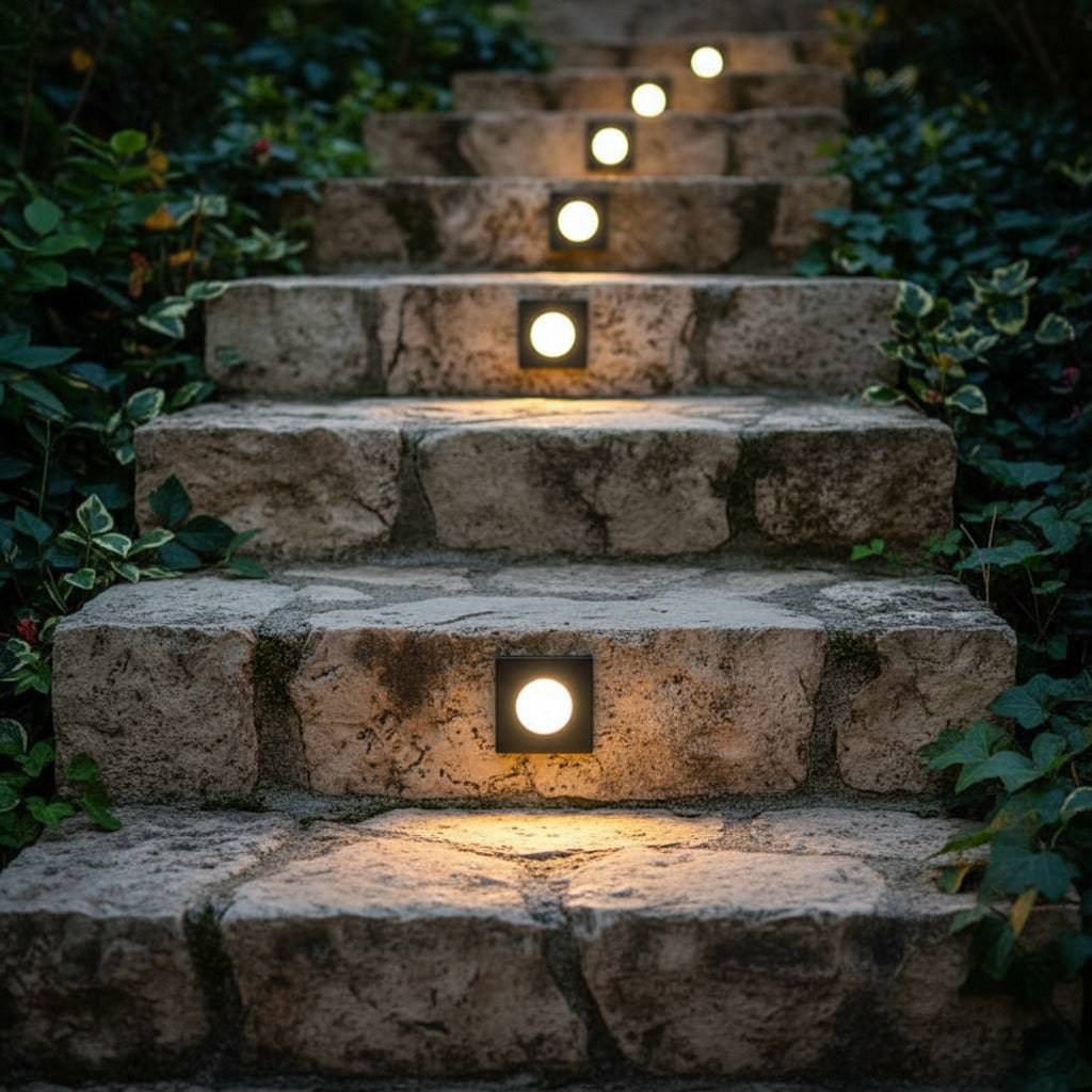 UltraBeam 3 Watt Recessed Black Outdoor Step Light