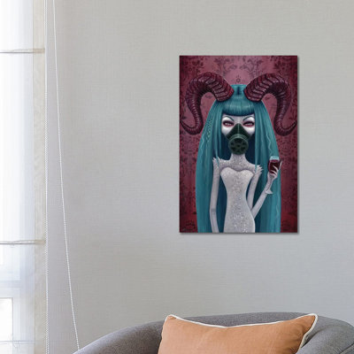 Rae by Megan Majewski - Wrapped Canvas Print
