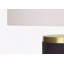 Lighting, 24 po, lampe de table, béton noir, abat-jour ivoire / crème, moderne