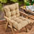 Outdoor 4'' Seat / Back Cushion-1023375333