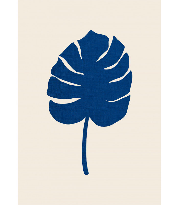 Monstera Canvas Canvas Print, Blue, 76.2 cm H x 50.8 cm W