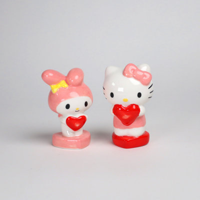 Ensemble Hello Kitty and My Melody Heart