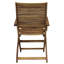 Colville Solid Wood Patio Folding Chair Folding Chair