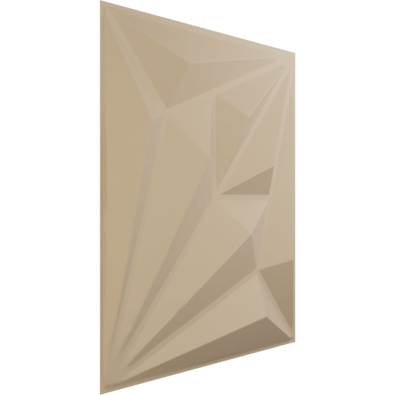Panneau mural 3D Diamond EnduraWall, Beige fumé satiné UltraCover