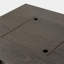 Foyer en fer avec seau à glace