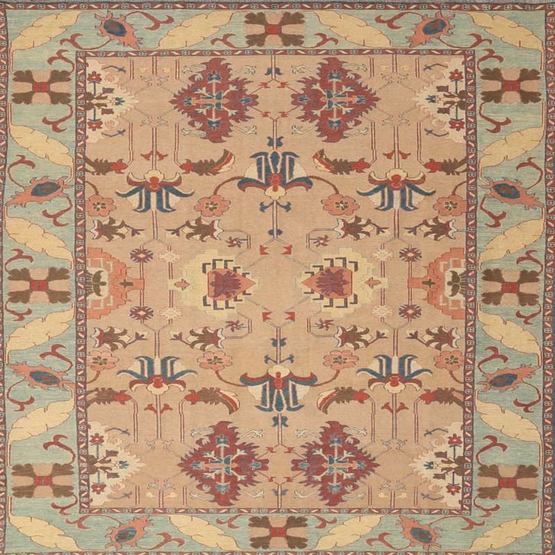 Southwestern Indoor Rug, Square 4'