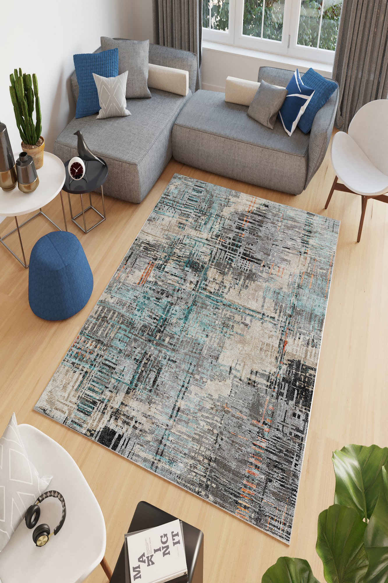 East Urban Home Abstract Rug 