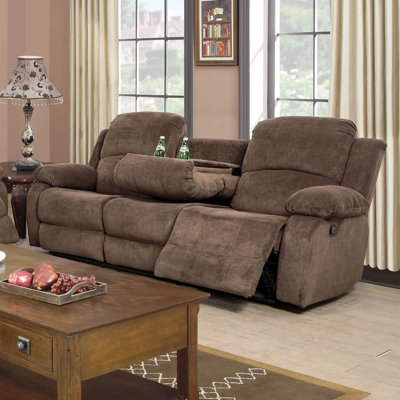 Corduroy 3 Seat Recliner Sofa