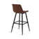 Rasnick Upholstered Counter Stool with Metal Frame