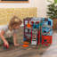 Adventure Bound: ensemble de jeu de camion de pompiers transformable 2-en-1 avec assemblage Ez Kraft