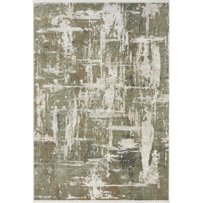 Abstract Indoor Rug, Rectangle 4' x 6'