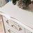 White Solid + Manufactured Wood Accent Cabinet-848696338