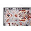 Tapis marocain gris foncé / rouge-1857673571