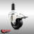 Hard Rubber Swivel Caster with Brake