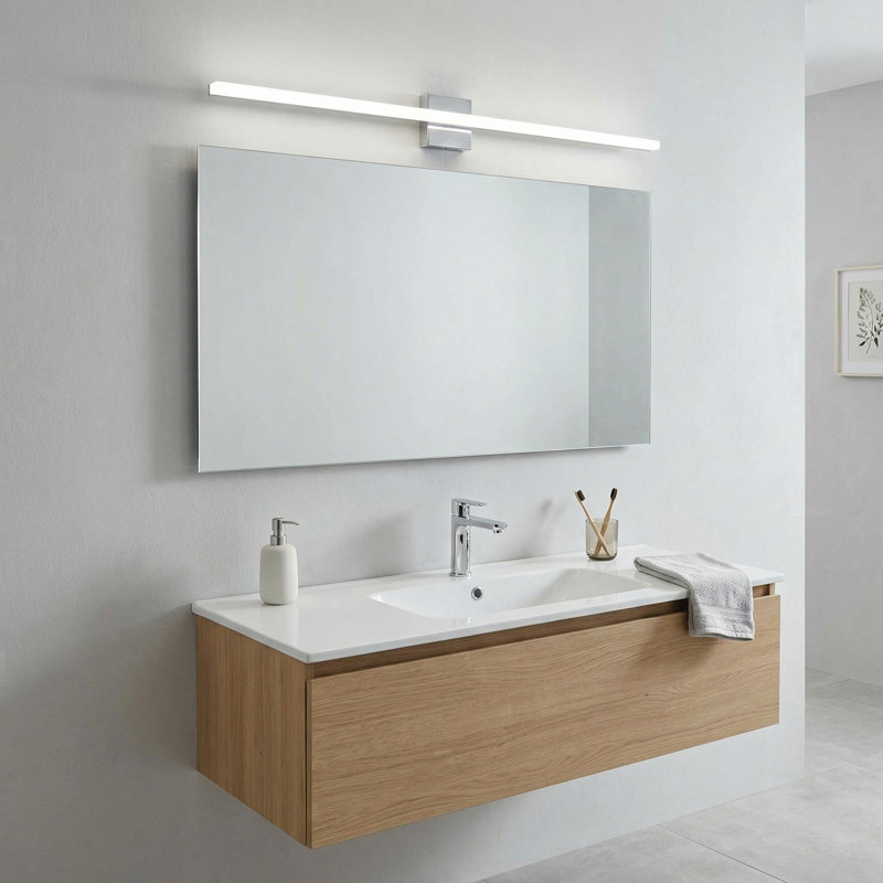 Éclairage de meuble-lavabo à DEL à intensité variable de 39,3 po Jhalia, 6500K (blanc froid)
