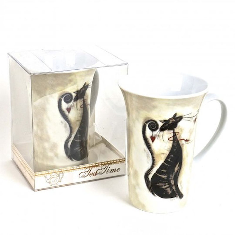 Grande tasse à café pour chat boîte-cadeau Athina