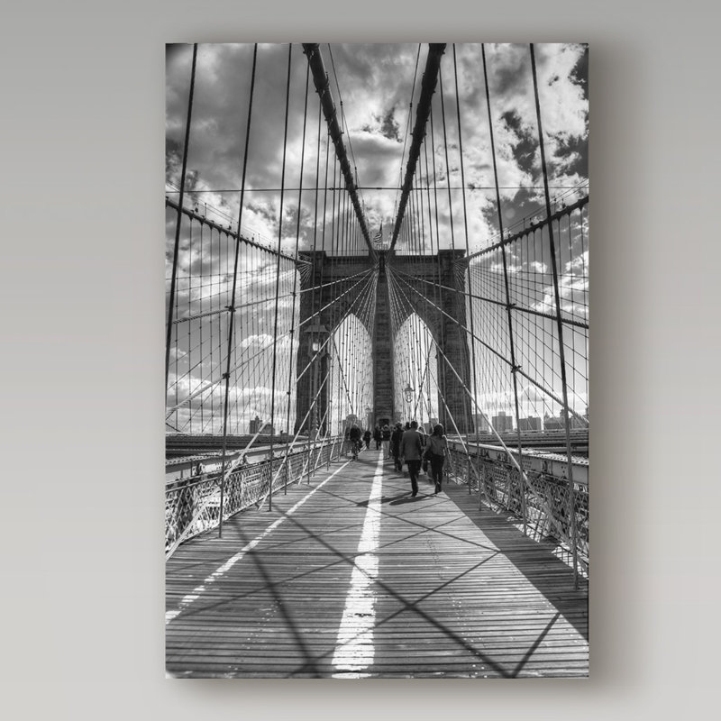 Avisha «Brooklyn Bridge», reproduction de photo sur toile tendue, H 24 po x l 16 po