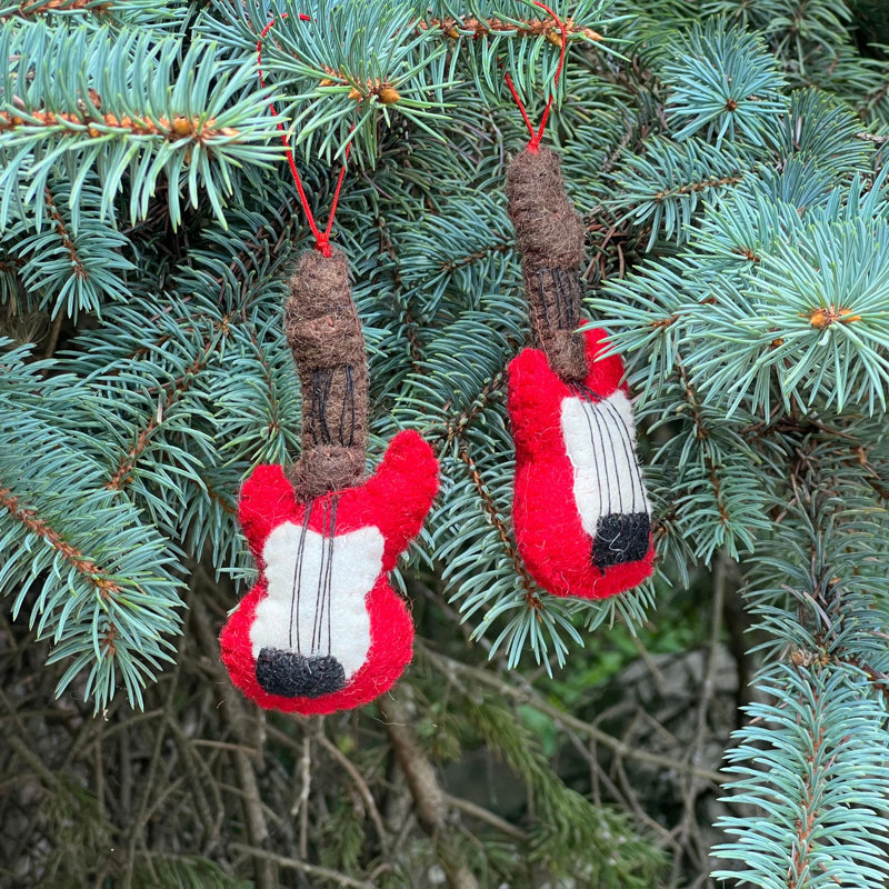 Figurine suspendue guitare, ensemble de 2