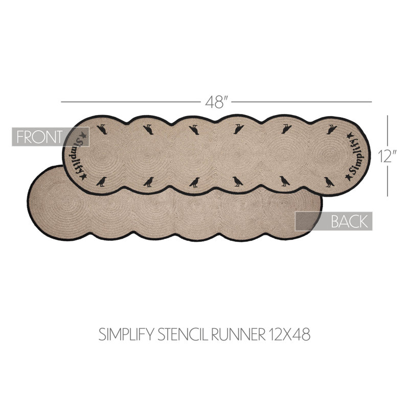VHC Brands Raven Harvest Simplify Stencil Runner