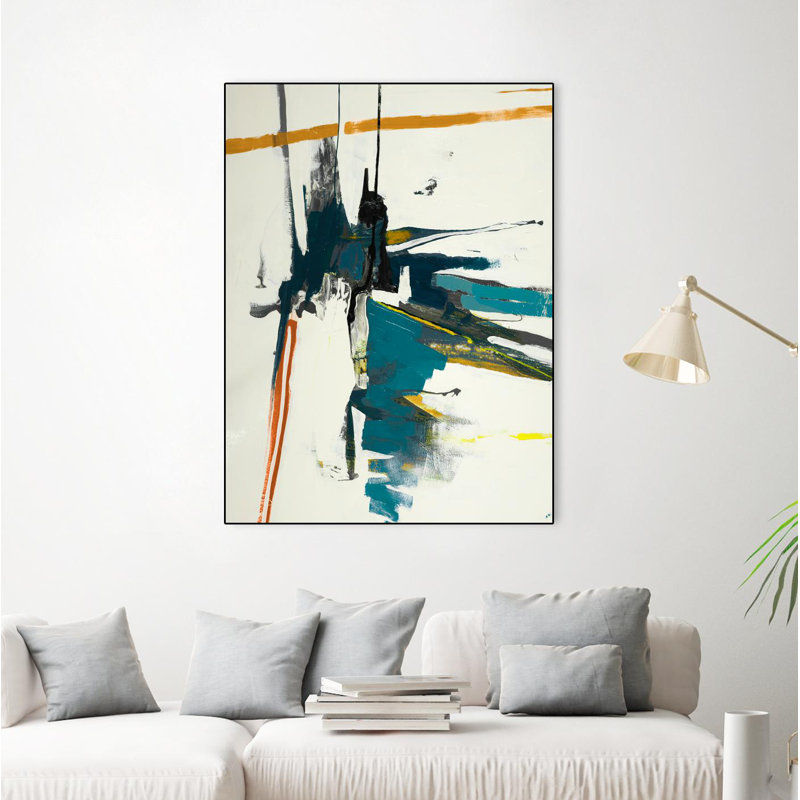 Sasuka V7, toile encadrée par Giant Art, H 40 po x l 30 po