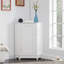 Armoire de salle de bain d'angle avec tablette réglable-655387852