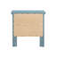 Table de chevet élégante bleu sarcelle avec tiroirs de rangement, armoire de chevet moderne pour la chambre à coucher-753770296