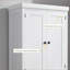 Armoire de cuisine, HOMcom Traditional, hauteur de 72,5 po avec 2 portes, tiroir et tablettes réglables | Bois aggloméré-1400672157