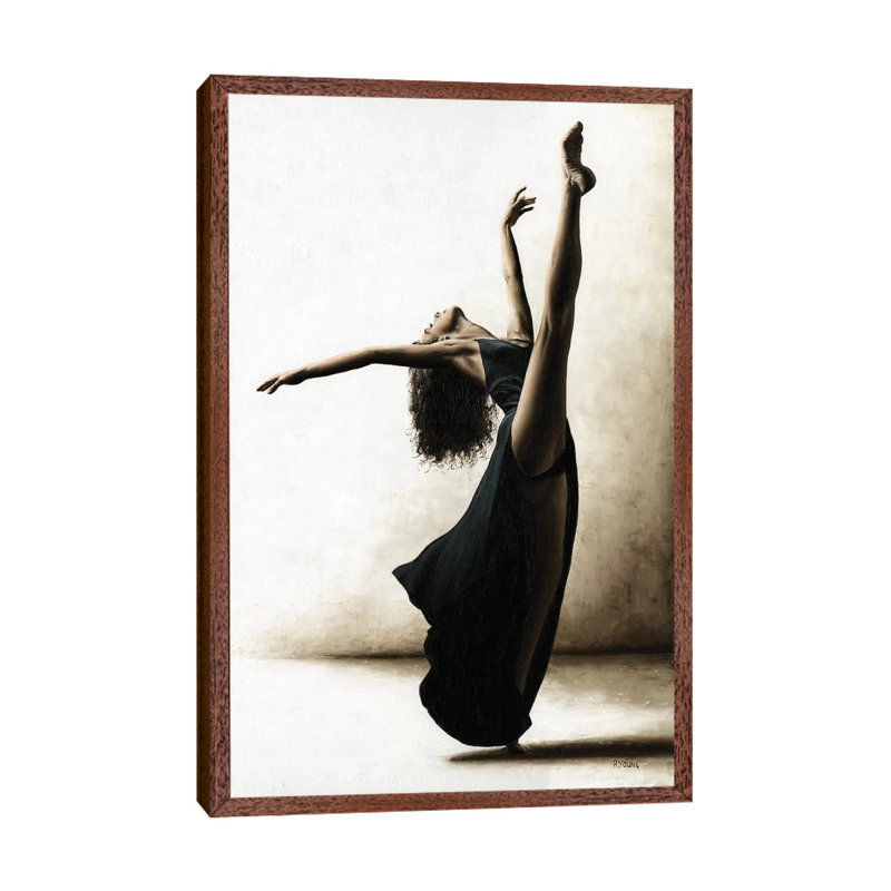 Exclusivity by Richard Young - Painting on Canvas, Classic Brown Wood Framed, 101.6 cm H x 66.04 cm W