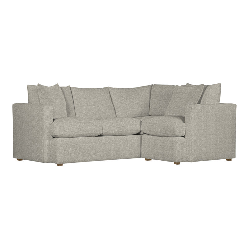 American Bungalow 2-Piece Sectional, Hampton, Tarbee Pebble