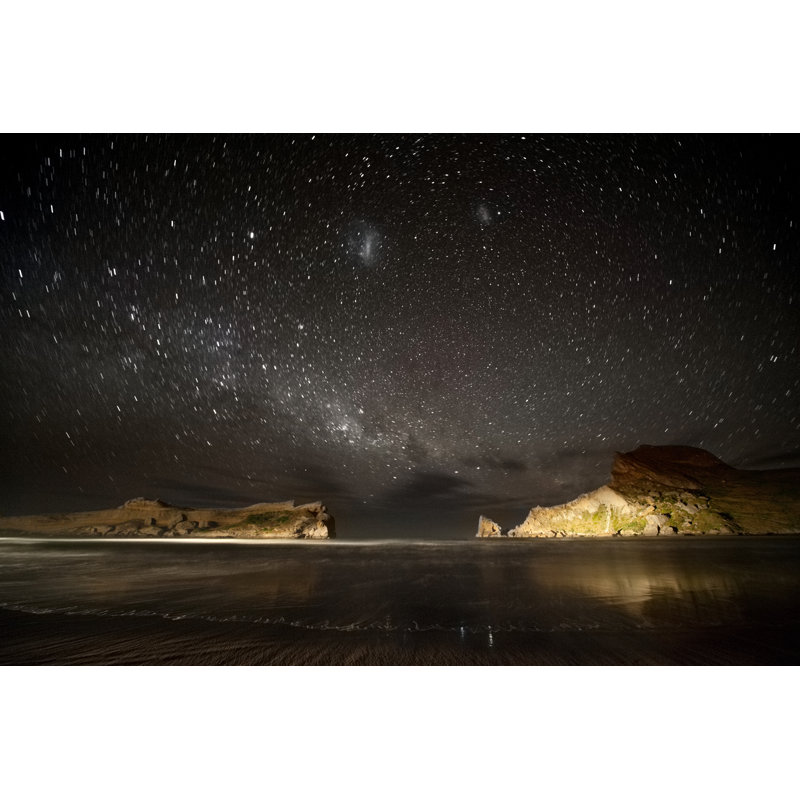 Under Milky Way Stars 1 Piece Wrapped Canvas Wall Art, 20cm H x 30cm W