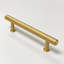 Lines 3-3/4" Center to Center Cabinet Handle in Satin Brass