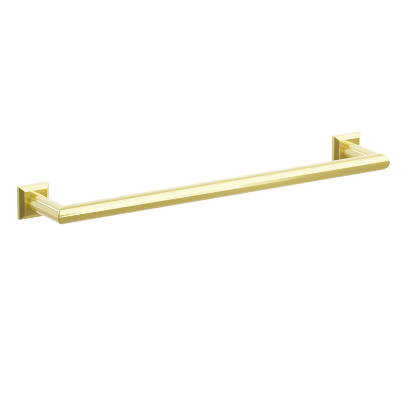 Barre à serviettes Emtek, H 1,625 po x l 19,625 po x P 3,25 po, Laiton non laqué