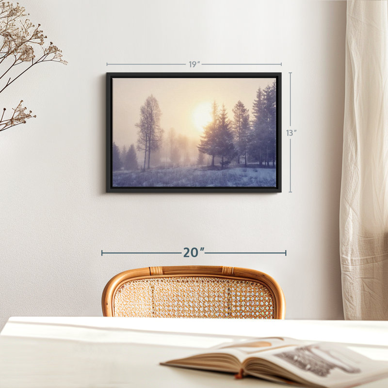 Impression sur toile Winter Dawn, H 19 po x l 13 po