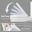 One-Piece Toilet, 1.1/1.60 Gallon Dual-Flush Water-Saving Toilet With Extended Comfort Height, Floor-Mounted Design, Includes Soft-Close Toilet Seat, Bright White-121300340