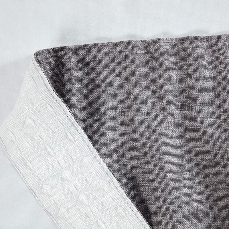 Forsman Pencil Pleat Blackout Curtains, 168 W x 137 D cm, Grey