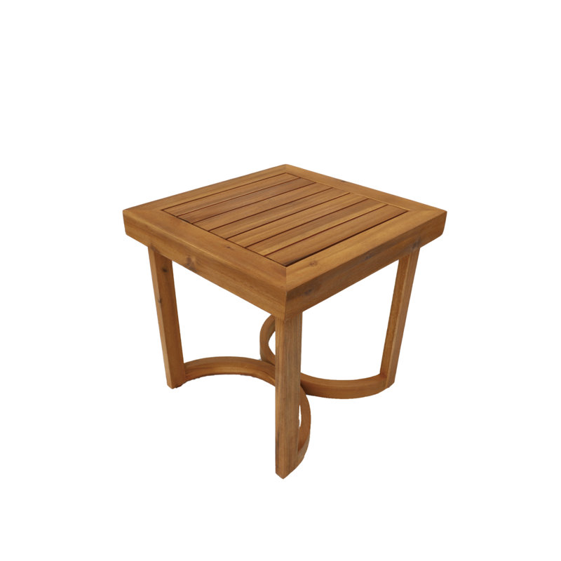 Square Acacia Outdoor Side Table