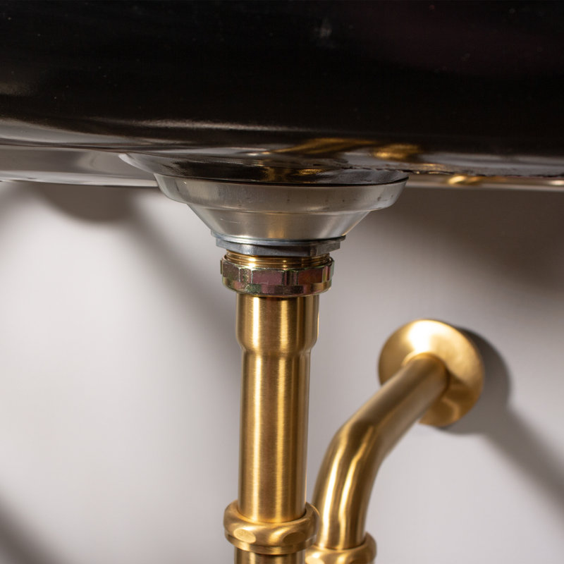 Nantucket Sinks' P-trap With Tailpipe, Brass