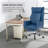  Ergonomic Cross Legged Office Chair With Footrest,leather Big And Tall Executive Chair With Wheels,reversible Armrest And Lumbar Pillow,135° Reclining Computer Wide Desk Chair For Home,office (No Massage)-855357896
