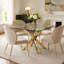 with Glass Base Dining Table-1415236073