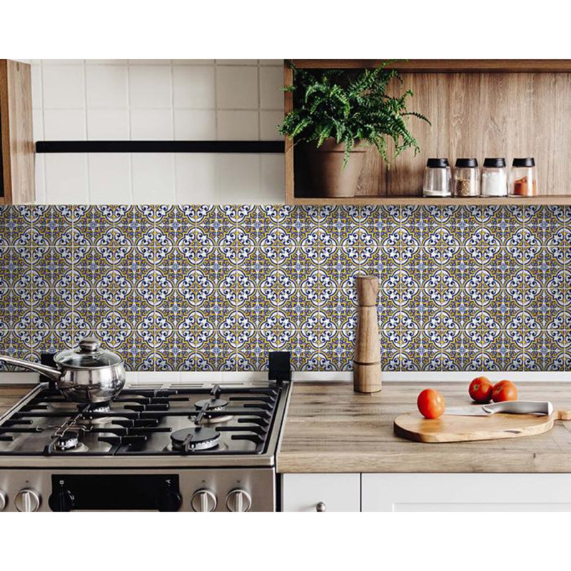 Carreau de mosaïque auto-adhésif en vinyle 6 po x 6 po