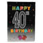 Drapeau de jardin Mulholland Happy 40th Birthday