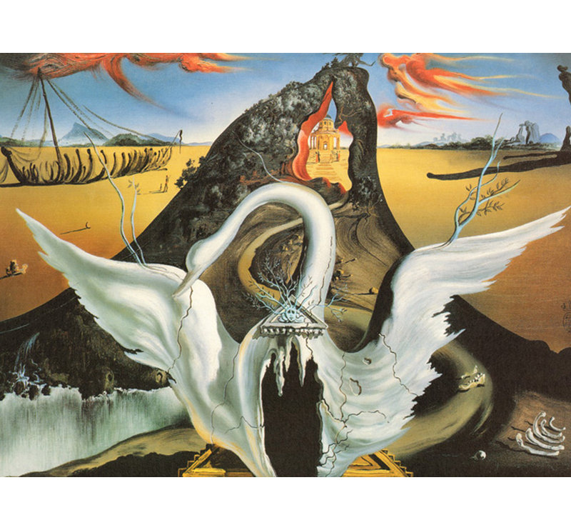 Bacchanale 1939 (Swan Ballet), H 28 po x l 38 po