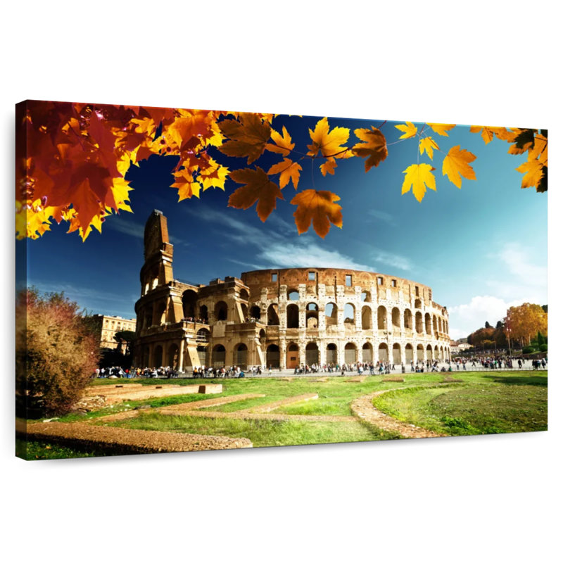 Lilie Colosseum In Autumn, 16" H x 24" W