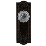 Meadows Plate with Crystal Door Knob
