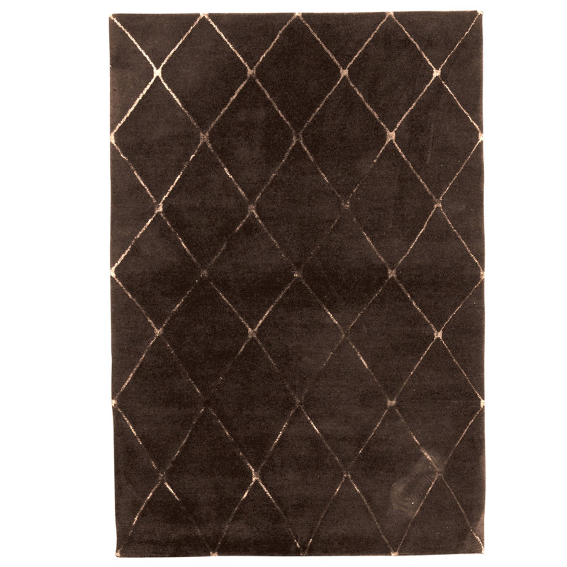 Tapis rectangulaire noué à la main